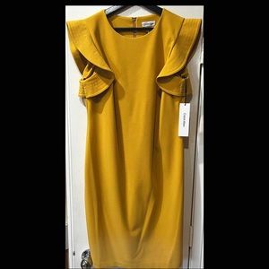 Calvin Klein Petal Sleeved Dress